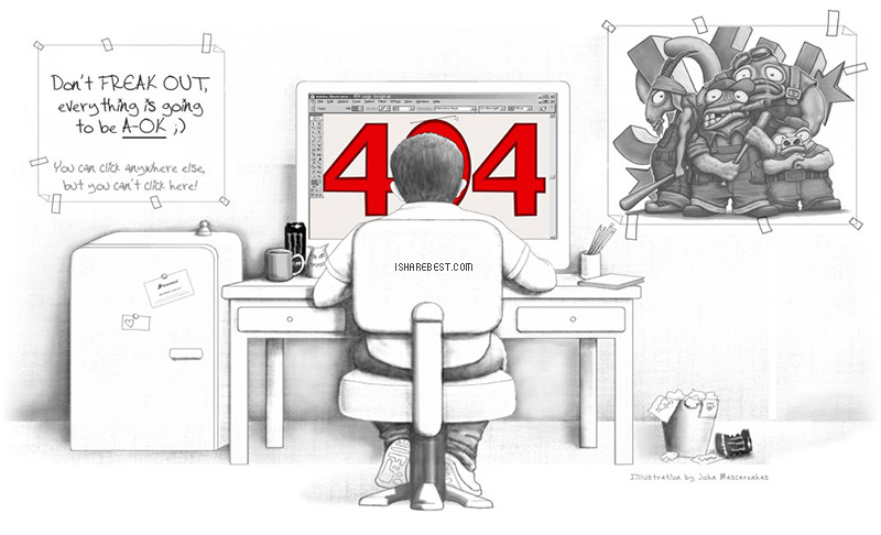 出错也要有个性——10个个性动态动画404错误页面预览+下载